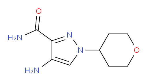 4-amino-1-(oxan-4-yl)-1H-pyrazole-3-carboxamide