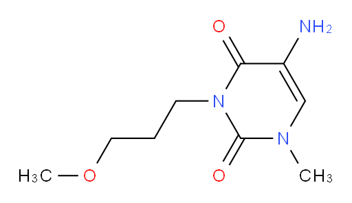 5-amino-3-(3-methoxypropyl)-1-methyl-1,2,3,4-tetrahydropyrimidine-2,4-dione