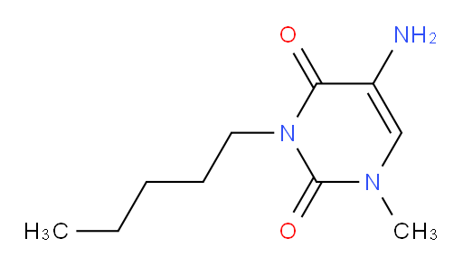 5-amino-1-methyl-3-pentyl-1,2,3,4-tetrahydropyrimidine-2,4-dione
