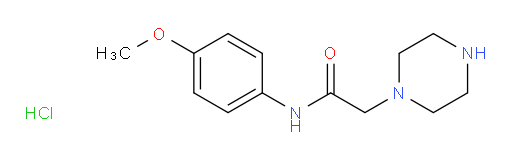 N-(4-methoxyphenyl)-2-(piperazin-1-yl)acetamide hydrochloride