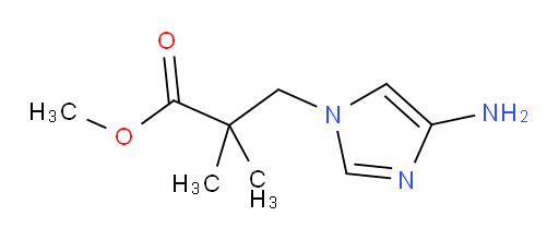 methyl 3-(4-amino-1H-imidazol-1-yl)-2,2-dimethylpropanoate
