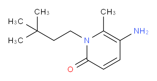 5-amino-1-(3,3-dimethylbutyl)-6-methyl-1,2-dihydropyridin-2-one