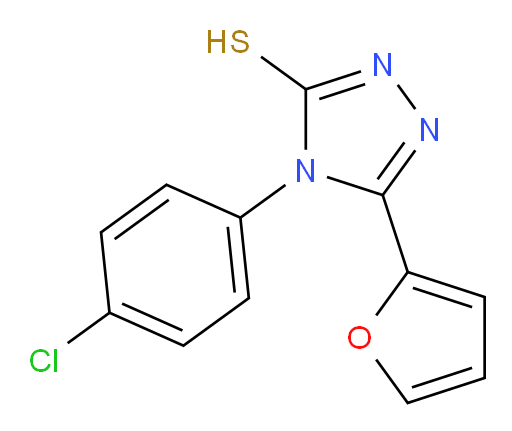 4-(4-chlorophenyl)-5-(furan-2-yl)-4H-1,2,4-triazole-3-thiol