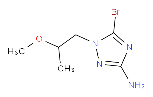 5-bromo-1-(2-methoxypropyl)-1H-1,2,4-triazol-3-amine