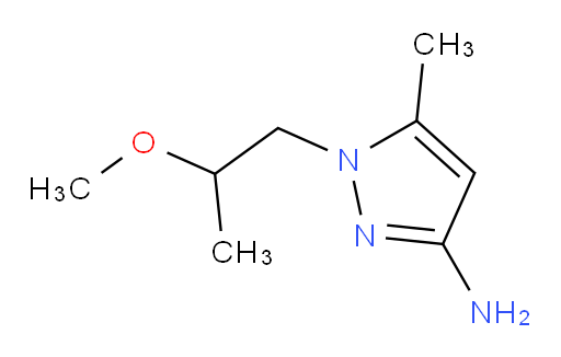 1-(2-methoxypropyl)-5-methyl-1H-pyrazol-3-amine