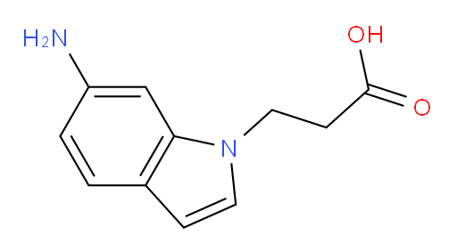 3-(6-amino-1H-indol-1-yl)propanoic acid