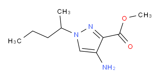 methyl 4-amino-1-(pentan-2-yl)-1H-pyrazole-3-carboxylate