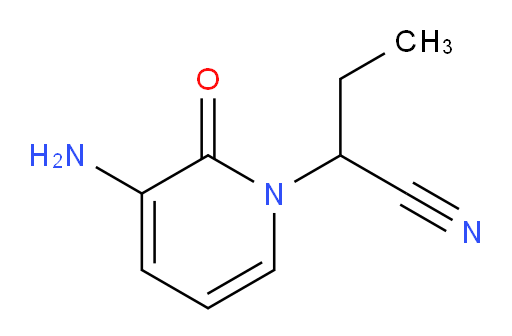 2-(3-amino-2-oxo-1,2-dihydropyridin-1-yl)butanenitrile