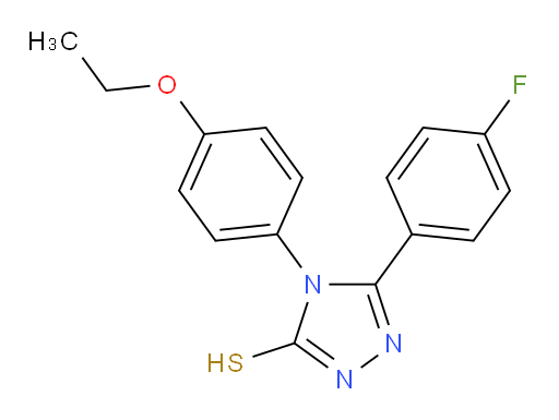 4-(4-ethoxyphenyl)-5-(4-fluorophenyl)-4H-1,2,4-triazole-3-thiol