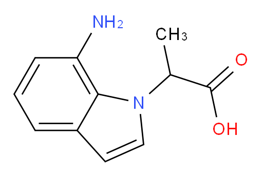 2-(7-amino-1H-indol-1-yl)propanoic acid