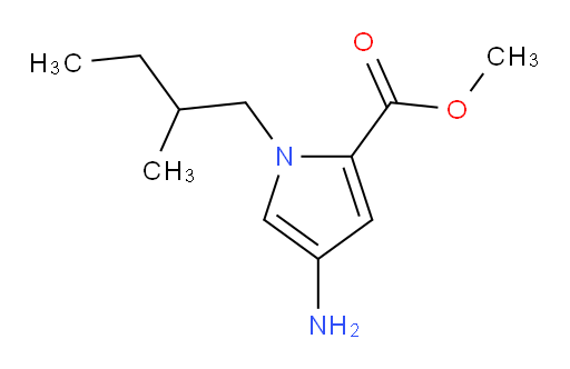 methyl 4-amino-1-(2-methylbutyl)-1H-pyrrole-2-carboxylate