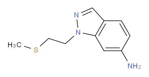 1-[2-(methylsulfanyl)ethyl]-1H-indazol-6-amine
