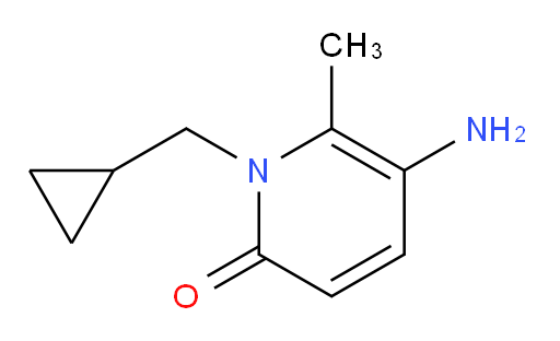5-amino-1-(cyclopropylmethyl)-6-methyl-1,2-dihydropyridin-2-one