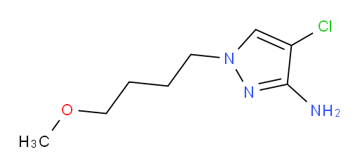 4-chloro-1-(4-methoxybutyl)-1H-pyrazol-3-amine