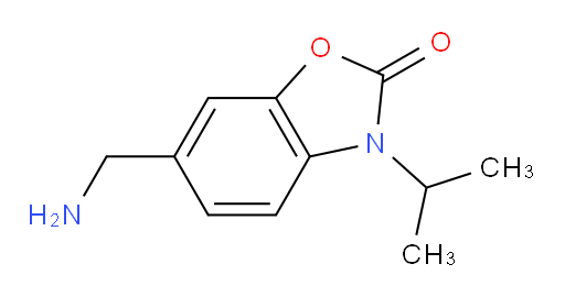 6-(aminomethyl)-3-(propan-2-yl)-2,3-dihydro-1,3-benzoxazol-2-one
