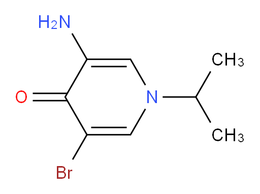 3-amino-5-bromo-1-(propan-2-yl)-1,4-dihydropyridin-4-one