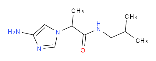 2-(4-amino-1H-imidazol-1-yl)-N-(2-methylpropyl)propanamide