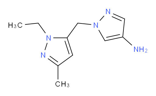 1-[(1-ethyl-3-methyl-1H-pyrazol-5-yl)methyl]-1H-pyrazol-4-amine