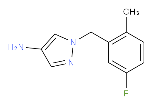 1-[(5-fluoro-2-methylphenyl)methyl]-1H-pyrazol-4-amine