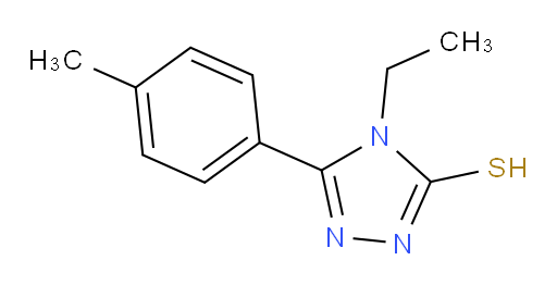 4-ethyl-5-(4-methylphenyl)-4H-1,2,4-triazole-3-thiol