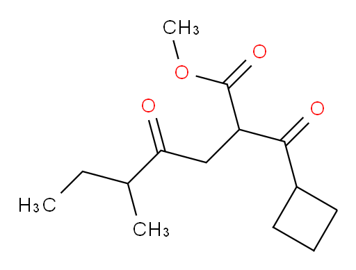 methyl 2-cyclobutanecarbonyl-5-methyl-4-oxoheptanoate