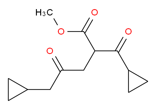 methyl 2-cyclopropanecarbonyl-5-cyclopropyl-4-oxopentanoate