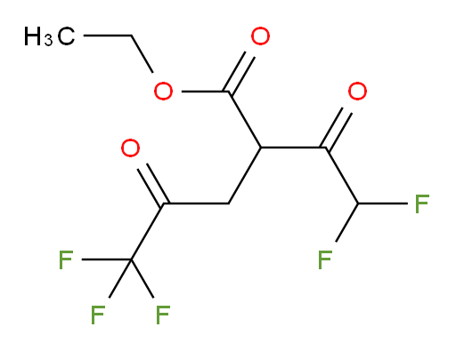 ethyl 2-(2,2-difluoroacetyl)-5,5,5-trifluoro-4-oxopentanoate