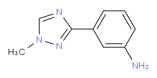3-(1-methyl-1H-1,2,4-triazol-3-yl)aniline