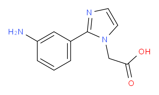 2-[2-(3-aminophenyl)-1H-imidazol-1-yl]acetic acid