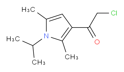 2-chloro-1-[2,5-dimethyl-1-(propan-2-yl)-1H-pyrrol-3-yl]ethan-1-one