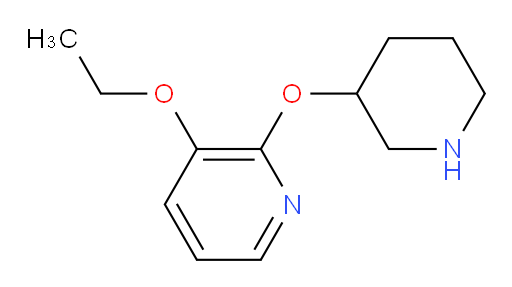 3-ethoxy-2-(piperidin-3-yloxy)pyridine