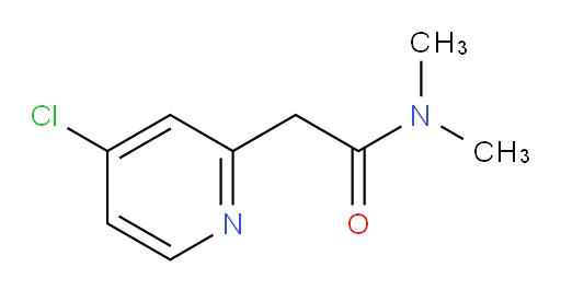 2-(4-chloropyridin-2-yl)-N,N-dimethylacetamide