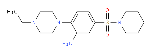 2-(4-ethylpiperazin-1-yl)-5-(piperidine-1-sulfonyl)aniline