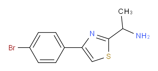 1-[4-(4-bromophenyl)-1,3-thiazol-2-yl]ethan-1-amine