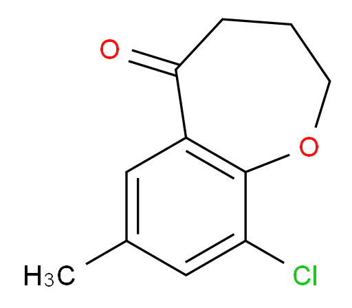 9-chloro-7-methyl-2,3,4,5-tetrahydro-1-benzoxepin-5-one