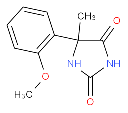 5-(2-methoxyphenyl)-5-methylimidazolidine-2,4-dione