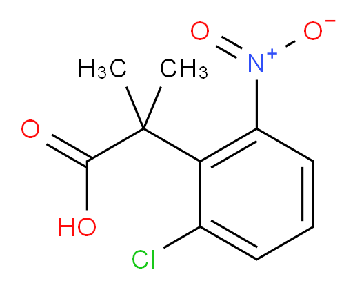 2-(2-chloro-6-nitrophenyl)-2-methylpropanoic acid