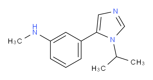 N-methyl-3-[1-(propan-2-yl)-1H-imidazol-5-yl]aniline