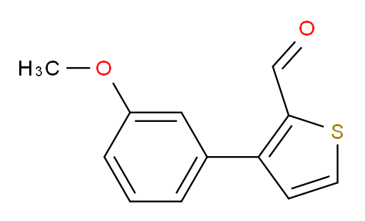 3-(3-methoxyphenyl)thiophene-2-carbaldehyde