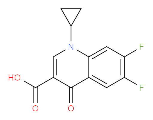 1-Cyclopropyl-6,7-difluoro-1,4-dihydro-4-oxo-quinolin-3-carboxylic acid