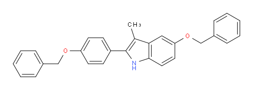 3-Methyl-5-(phenylMethoxy)-2-[4-(phenylMethoxy)phenyl]-1H-Indole