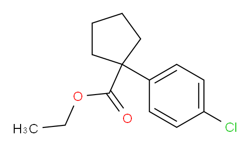 ethyl 1-(4-chlorophenyl)cyclopentanecarboxylate