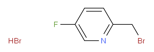 2-(bromomethyl)-5-fluoropyridine hydrobromide