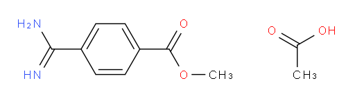 methyl 4-carbamimidoylbenzoate acetate