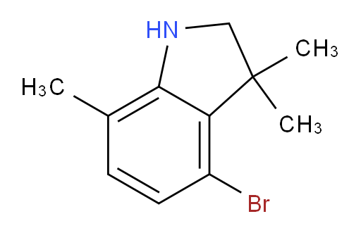 4-bromo-3,3,7-trimethyl-2,3-dihydro-1H-indole