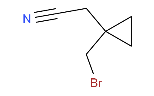 2-(1-(bromomethyl)cyclopropyl)acetonitrile
