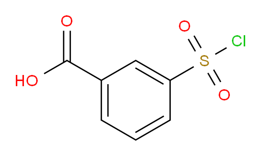 AKOS BB-9469;AKOS BBS-00006994;RARECHEM AL BO 0793;TIMTEC-BB SBB003351;3-(Chlorosulfonyl)be;3-Chlorosulfony benzoic acid;3-(chlorosulfonyl)-benzoicaci;3-(CHLOROSULFONYL)BENZOIC ACID;3-(CHLOROSULPHONYL)BENZOIC ACID;M-(CHLOROSULFONYL) BENZOIC ACID