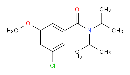3-chloro-N,N-diisopropyl-5-methoxybenzamide