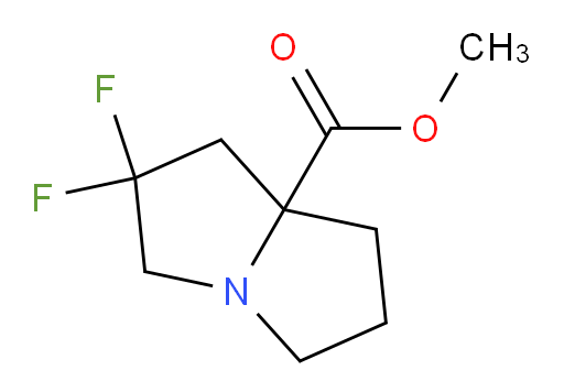 methyl 2,2-difluorohexahydro-1H-pyrrolizine-7a-carboxylate
