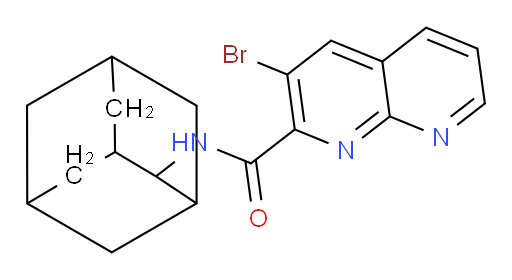 N-(adamantan-2-yl)-3-bromo-1,8-naphthyridine-2-carboxamide